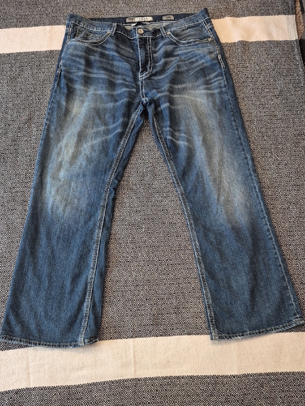 BKE Men's Bootcut Jeans Buckle size 38x30